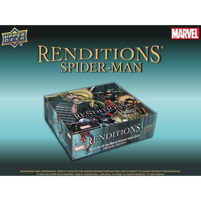 Marvel Renditions Spider-Man 1-Box Break #28937 –  Random Pack – Aug 15 (12pm)