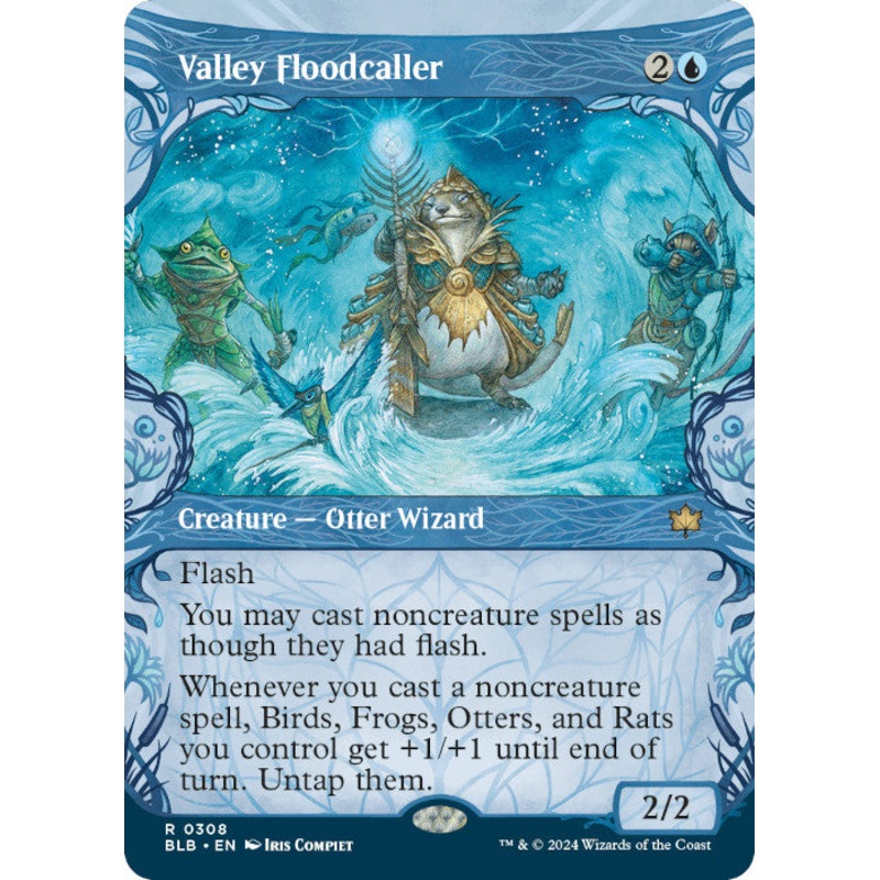 SHOWCASE Valley Floodcaller – #308 – Rare Bloomburrow