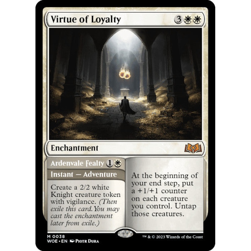 Virtue of Loyalty – #38 Mythic Wilds of Eldraine