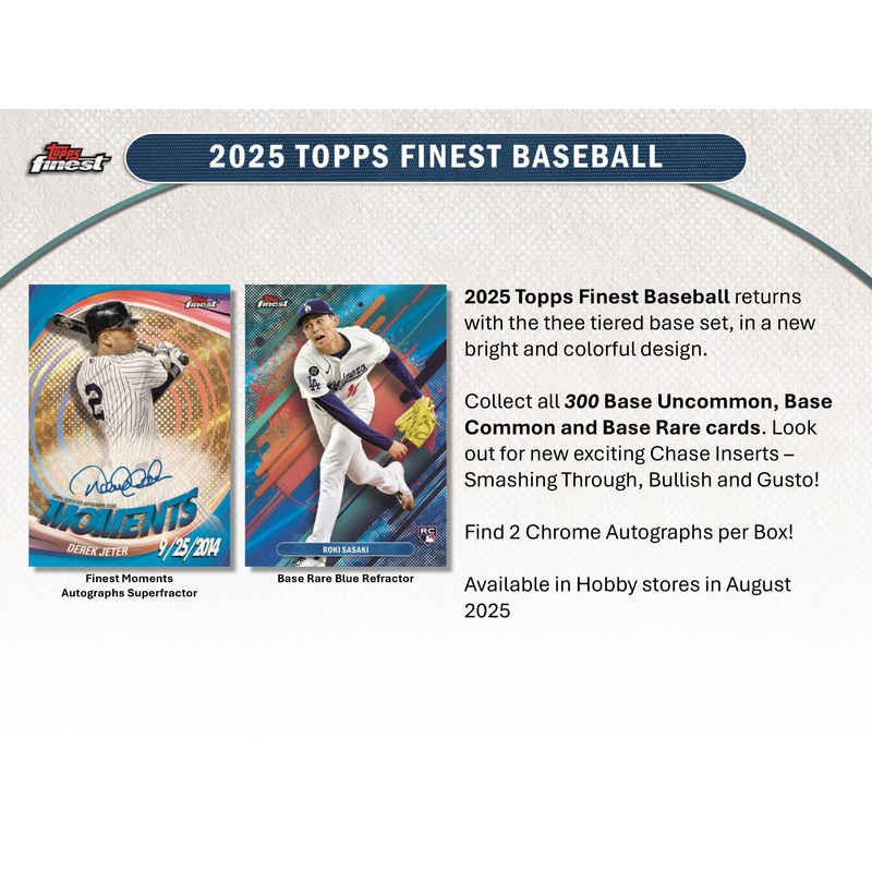 2025 Topps Finest Baseball 1-Box Opening  #29009 – Team Based – Sep 01 (4pm)