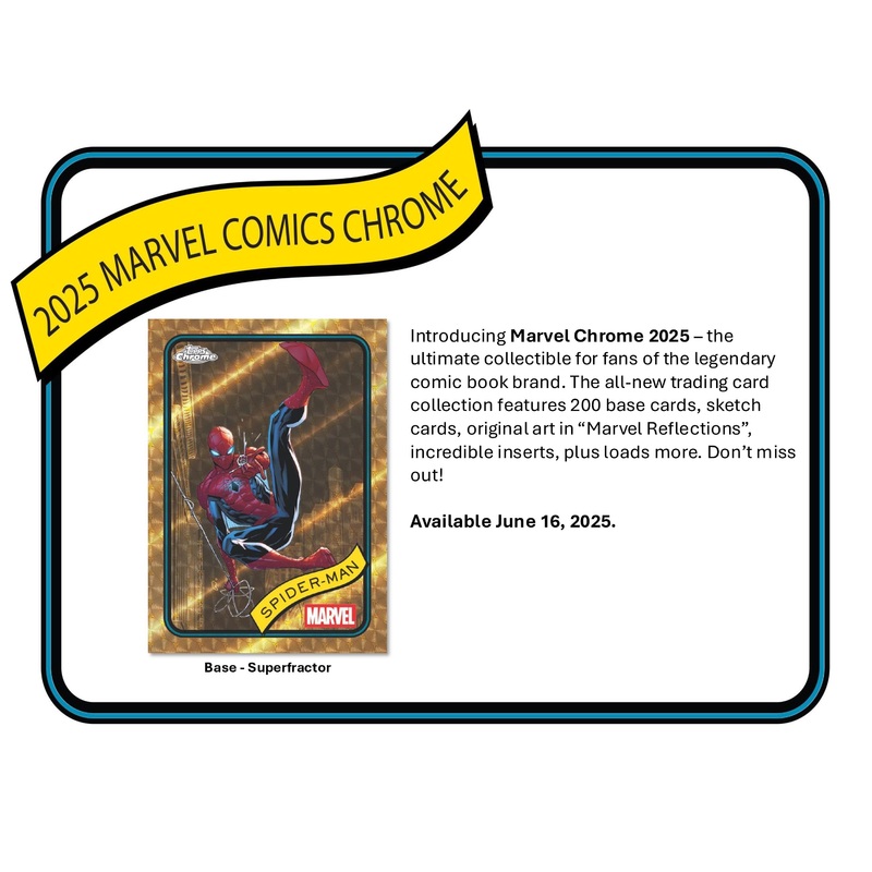 2025 Topps Marvel Chrome 1-Box Opening #29039- Character Team Based –  Sep 05 (12pm)