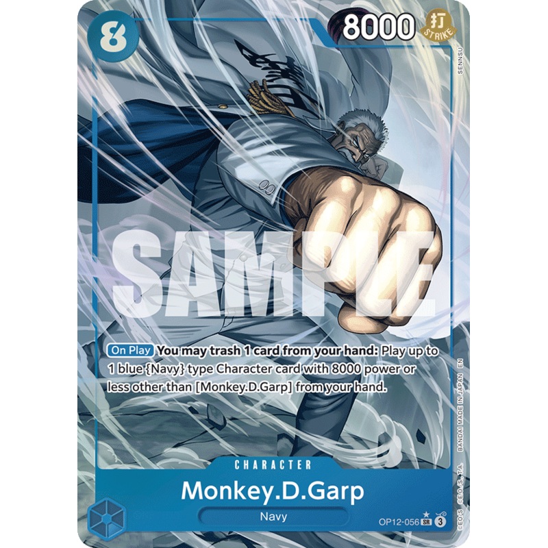 [ALTERNATE ART] Monkey.D.Garp  OP12-056 – SR OP-12 Legacy of the Master