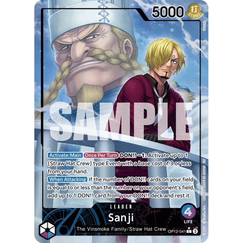 [ALTERNATE ART] Sanji (041)  OP12-041 – L OP-12 Legacy of the Master