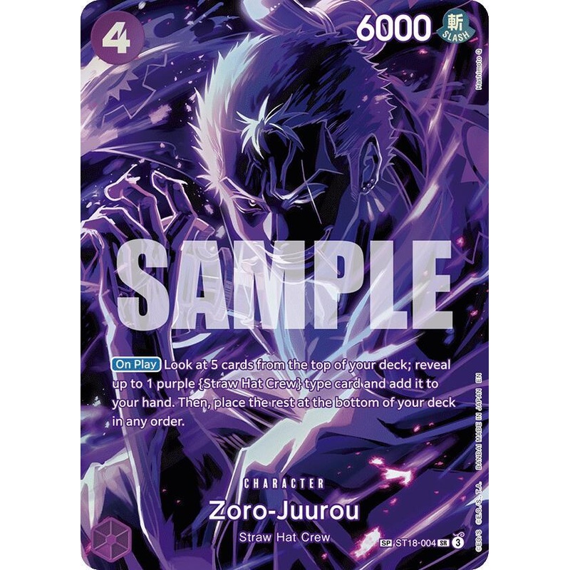 [ SP ] Zoro-Juurou (SP) ST18-004 – SP OP-12 Legacy of the Master