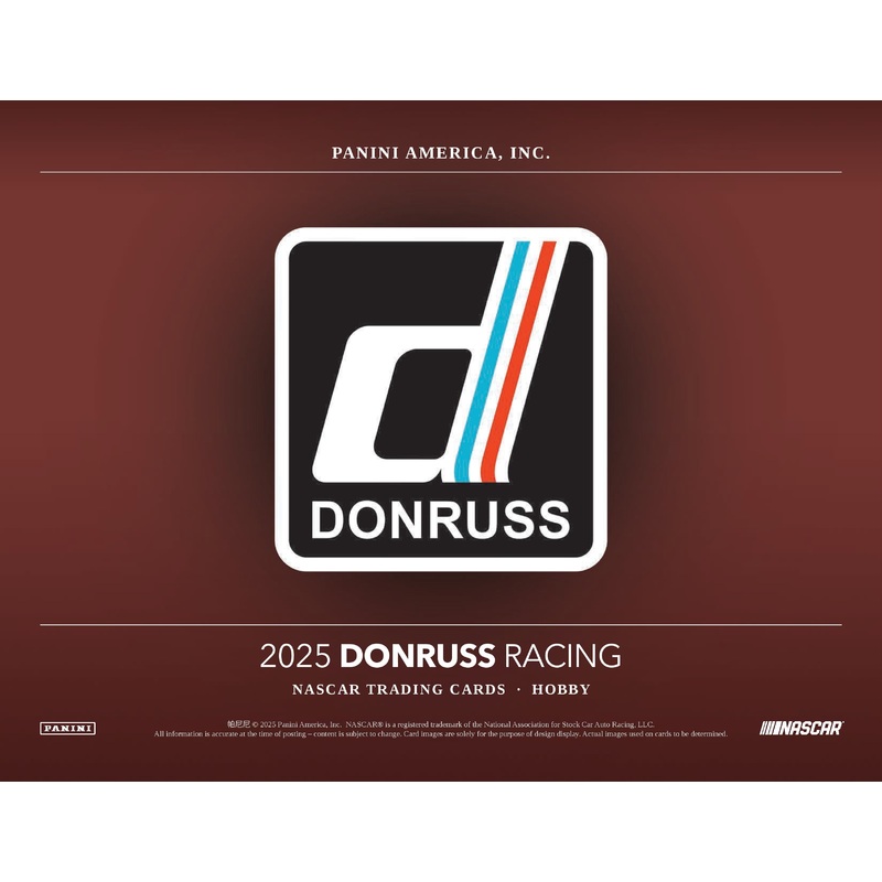 2025 Donruss Racing Hobby 1-Box Opening #29155 – 2 Random Packs – Sep 01 (12pm)