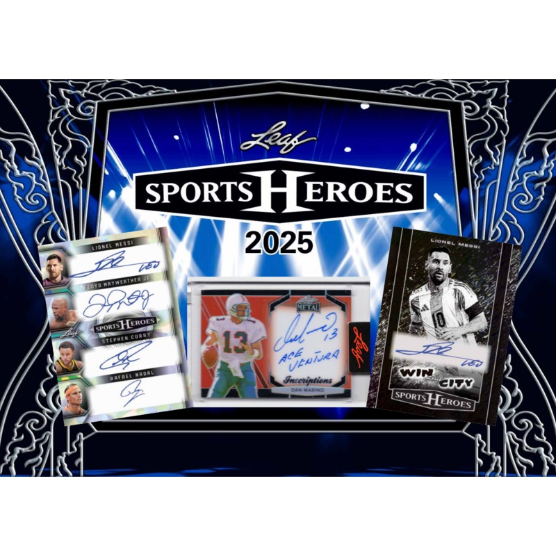 2025 Leaf Metal Sports Heroes Hobby 1-Box Opening #29169 – Random Player – Sep 01 (4pm)