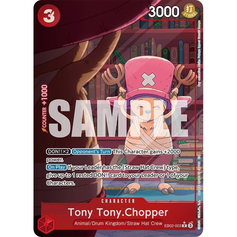 [ALTERNATE ART] Tony Tony.Chopper – EB02-003- R – Extra Booster: Anime 25th Collection