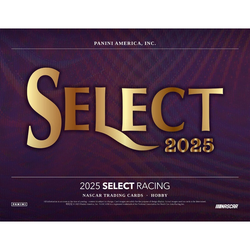 2025 Select Racing Hobby 1-Box Opening #29235 – Random Pack – Sep 08 (12pm)