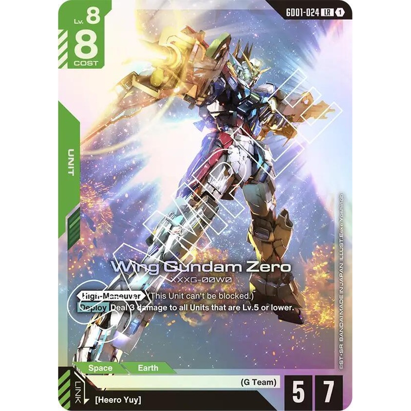 Wing Gundam Zero – GD01-024 – LR – Gundam Newtype Rising