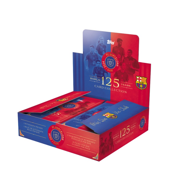 2024-25 Topps FC Barcelona 125 Years Anniversary #29307 – Random Pack – Sep 08 (12pm)