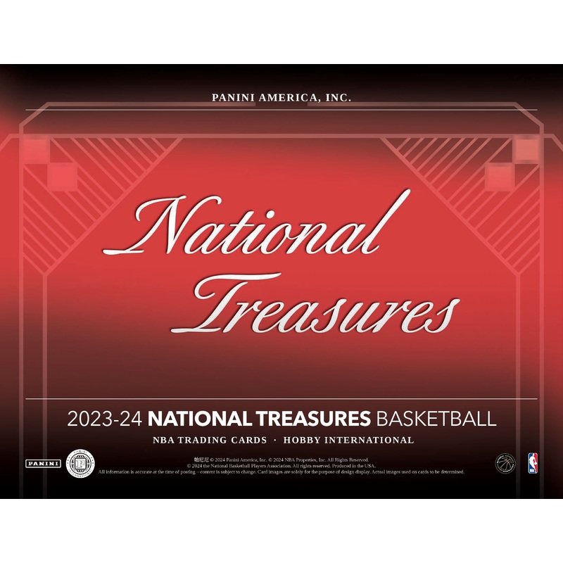 23-24 National Treasures International Basketball 1-Box Opening  #29317 – Team Based – Sep 17 (4pm)