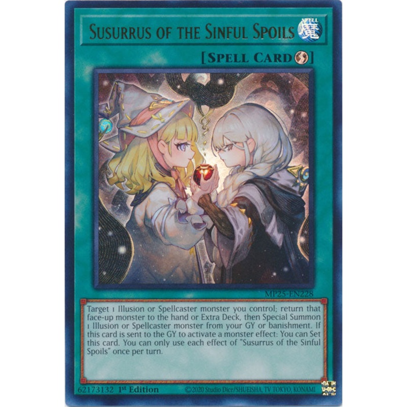 Susurrus of the Sinful Spoils – MP25-EN228 – Ultra Rare 1st Edition