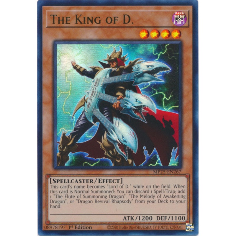 The King of D. – MP25-EN267 – Ultra Rare 1st Edition