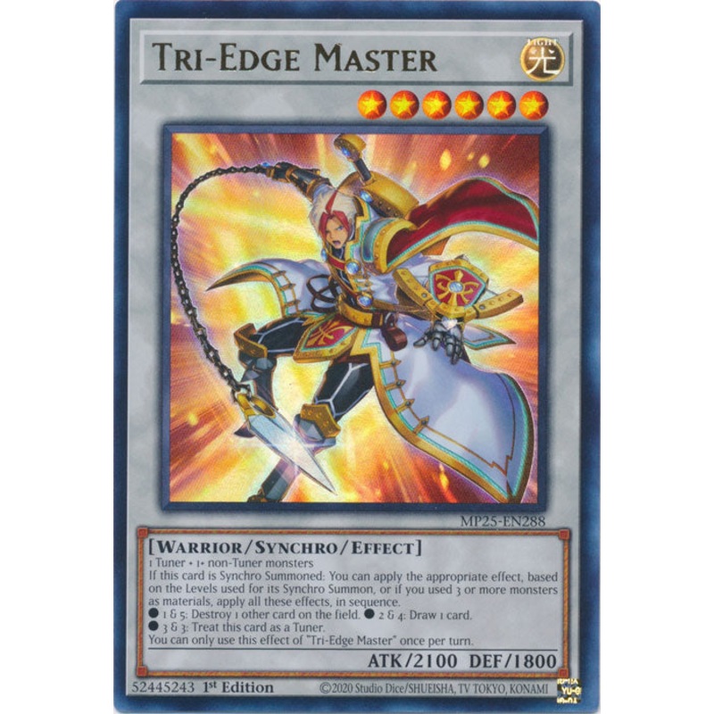 Tri-Edge Master – MP25-EN288 – Ultra Rare 1st Edition