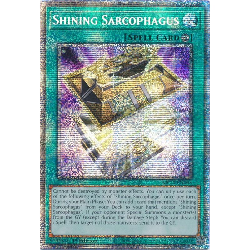 Shining Sarcophagus – MP25-EN005 – Starlight Rare 1st Edition