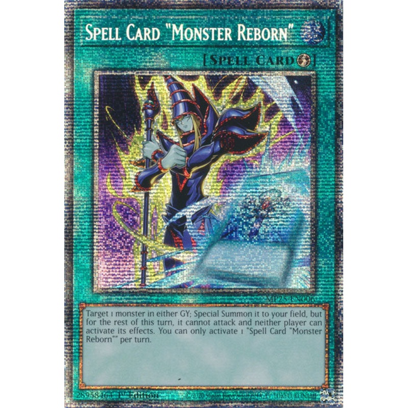 Spell Card Monster Reborn – MP25-EN006 – Starlight Rare 1st Edition
