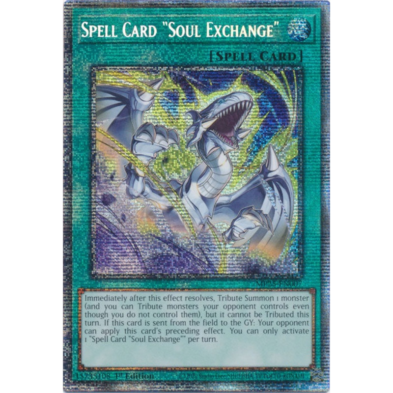 Spell Card Soul Exchange – MP25-EN007 – Starlight Rare 1st Edition