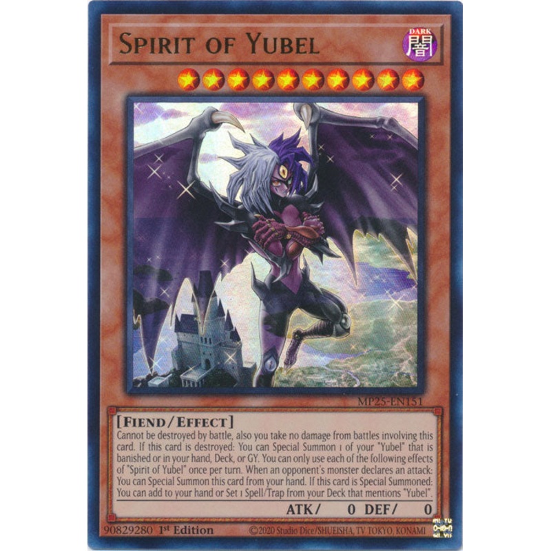 Spirit of Yubel – MP25-EN151 – Ultra Rare 1st Edition