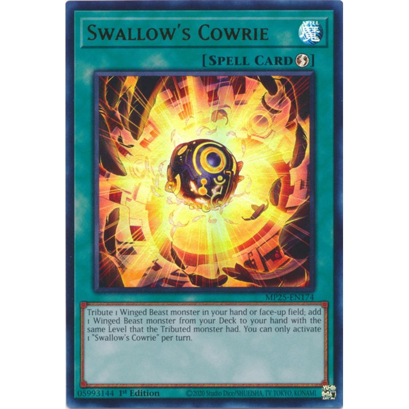 Swallow’s Cowrie – MP25-EN174 – Ultra Rare 1st Edition