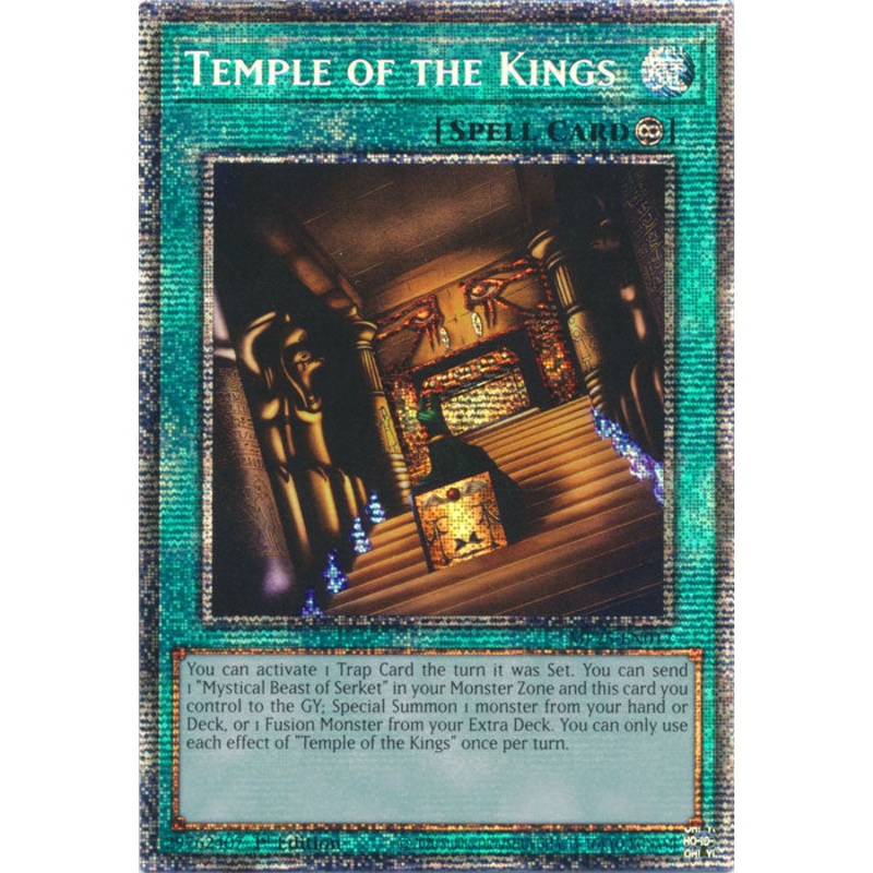 Temple of the Kings – MP25-EN017 – Starlight Rare 1st Edition