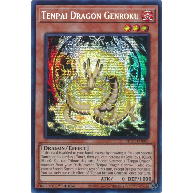 Tenpai Dragon Genroku – MP25-EN082 – Secret Rare 1st Edition