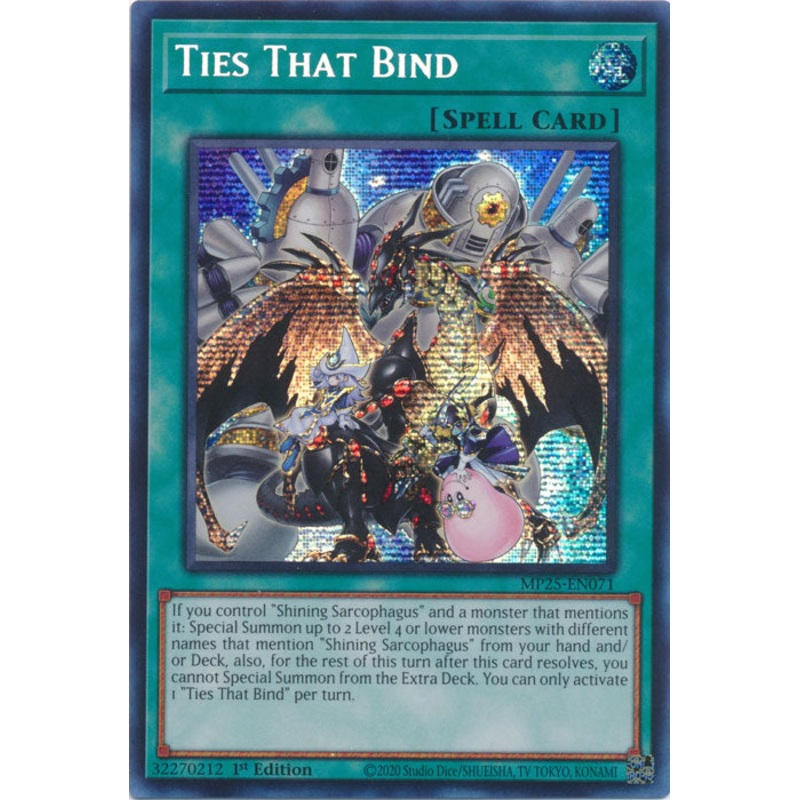 Ties That Bind – MP25-EN071 – Secret Rare 1st Edition