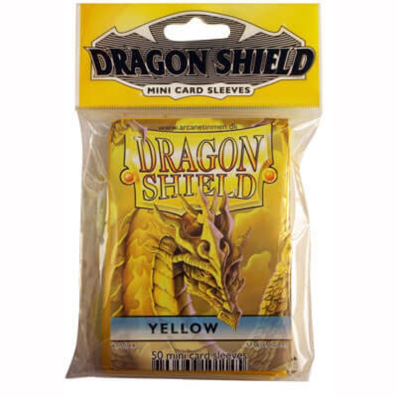 Dragon Shield Mini – Small – Yellow (50 stuks)