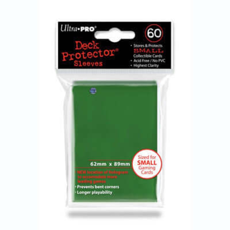 SLEEVES SMALL Green (60 stuks)