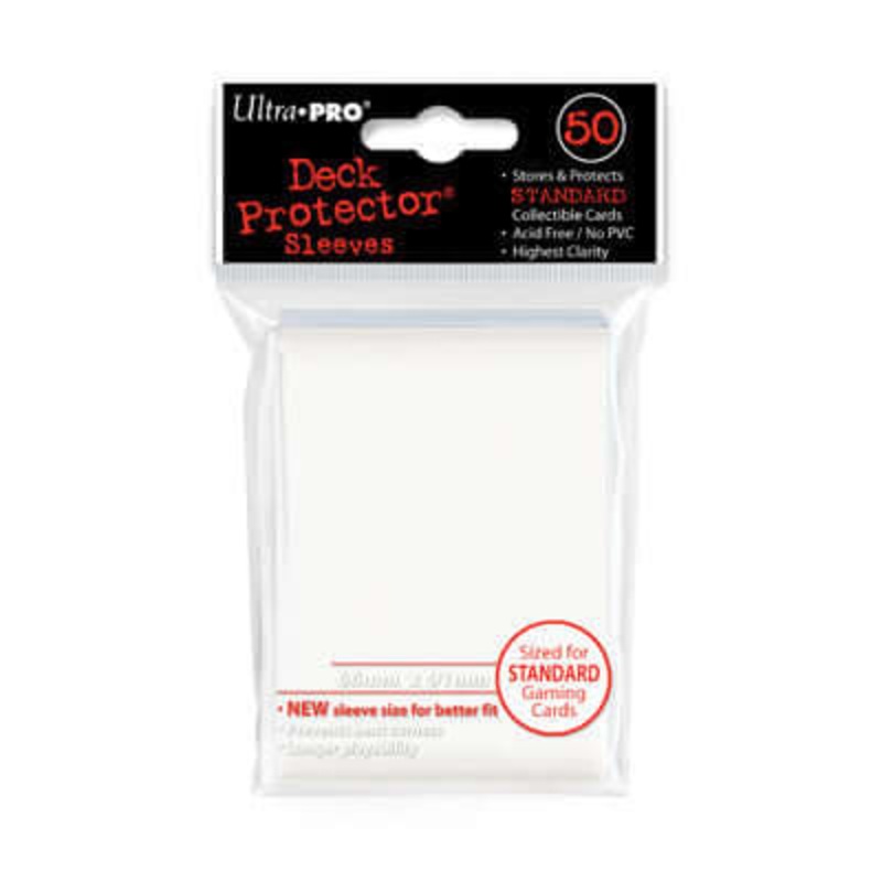 Ultra Pro White Sleeves (50 stuks)