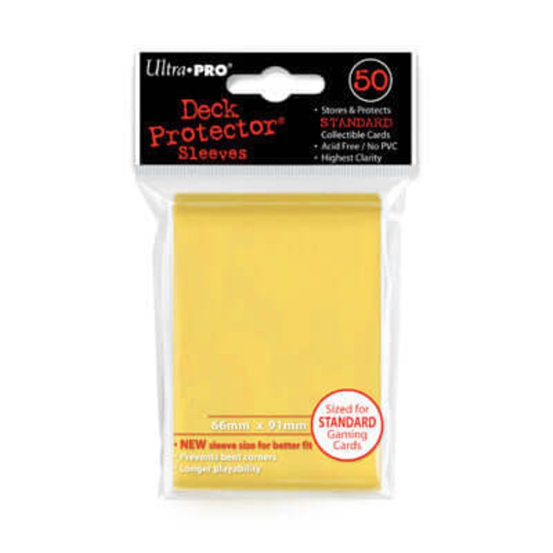 Ultra Pro Yellow Sleeves (50 stuks)