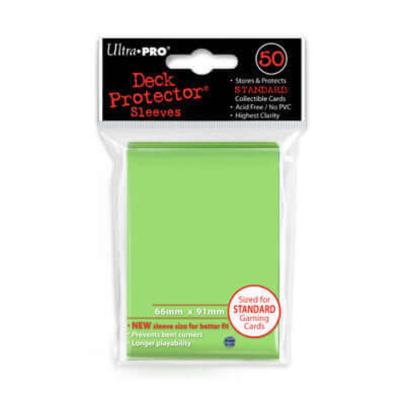 SLEEVES Lime Green (50 stuks)