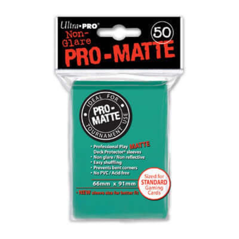 SLEEVES Pro-Matte Aqua (50 stuks)