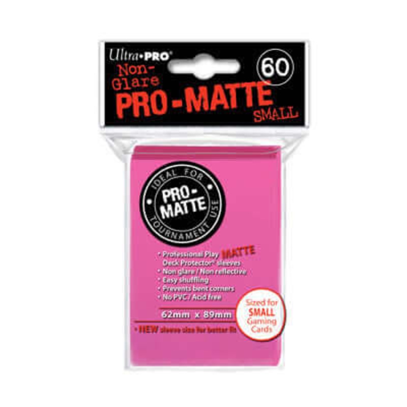 SLEEVES Pro-Matte Bright Pink Small (60 stuks)