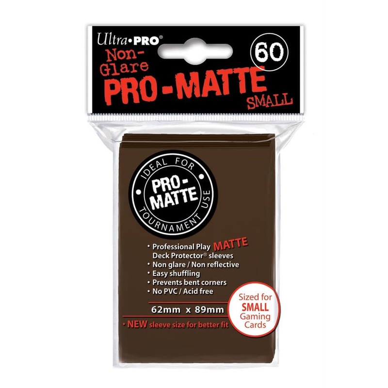 SLEEVES Pro-Matte Brown Small (60 stuks)