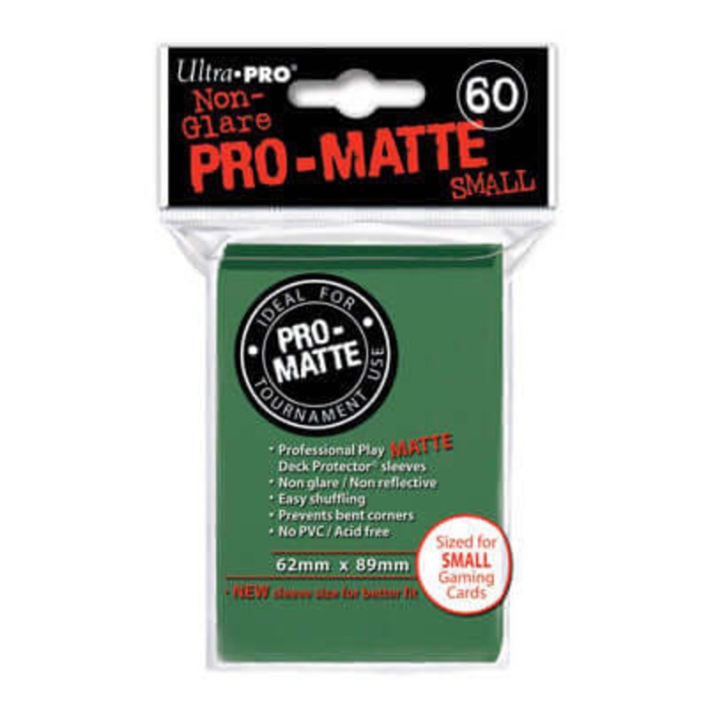 SLEEVES Pro-Matte Green Small (60 stuks)