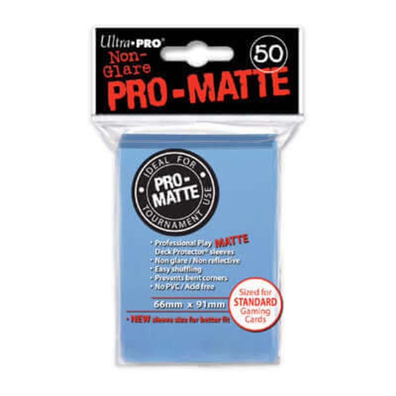 SLEEVES Pro-Matte Light Blue (50 stuks)