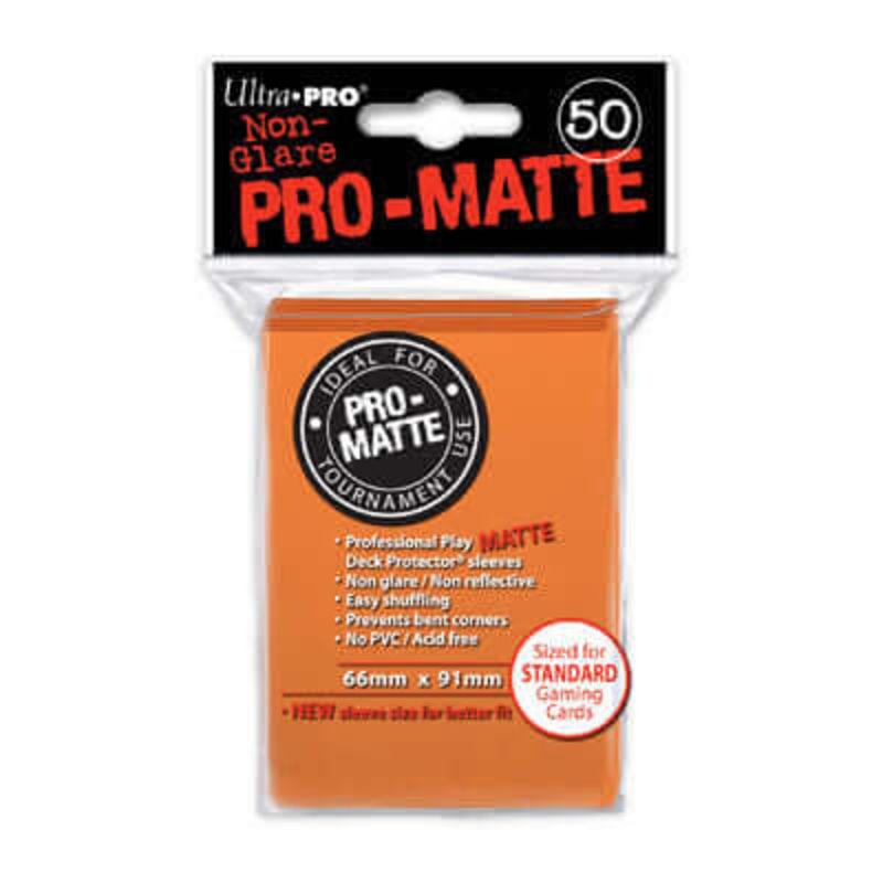 SLEEVES Pro-Matte Orange  (50 stuks)