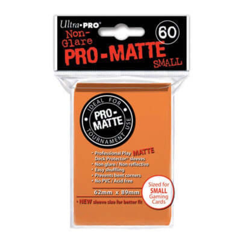 SLEEVES Pro-Matte Orange Small (60 stuks)