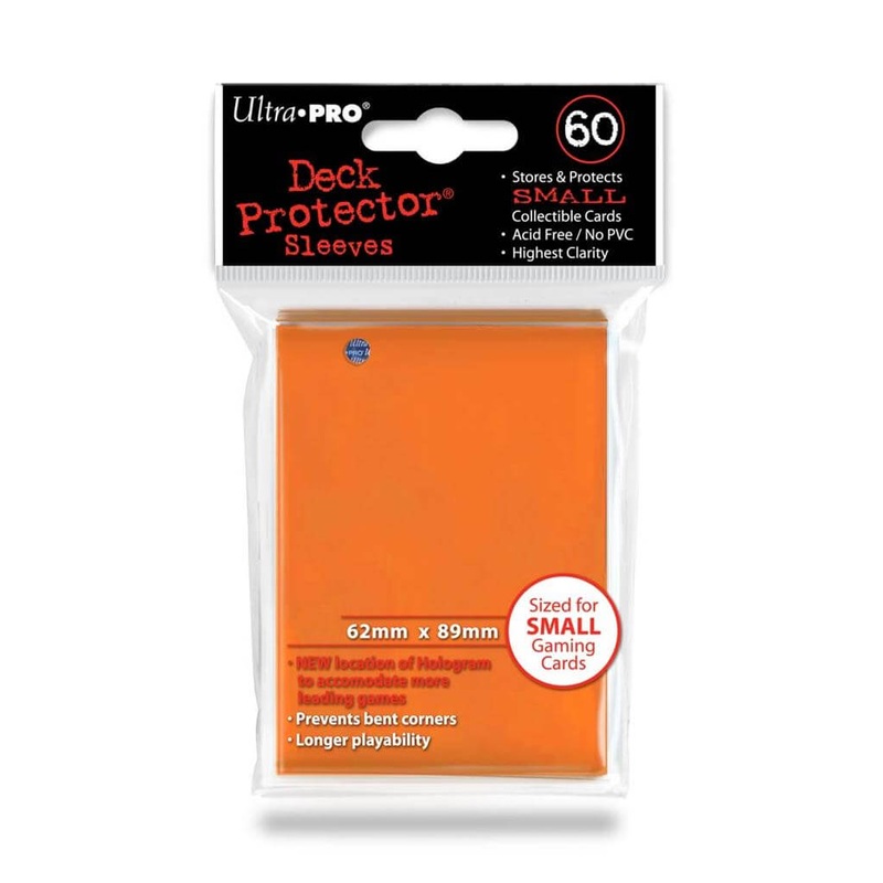 SLEEVES Small Orange  (60 stuks)