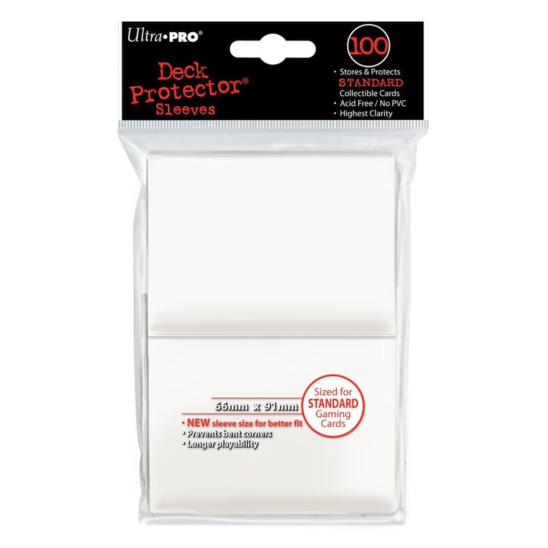 SLEEVES White Solid (100 stuks)