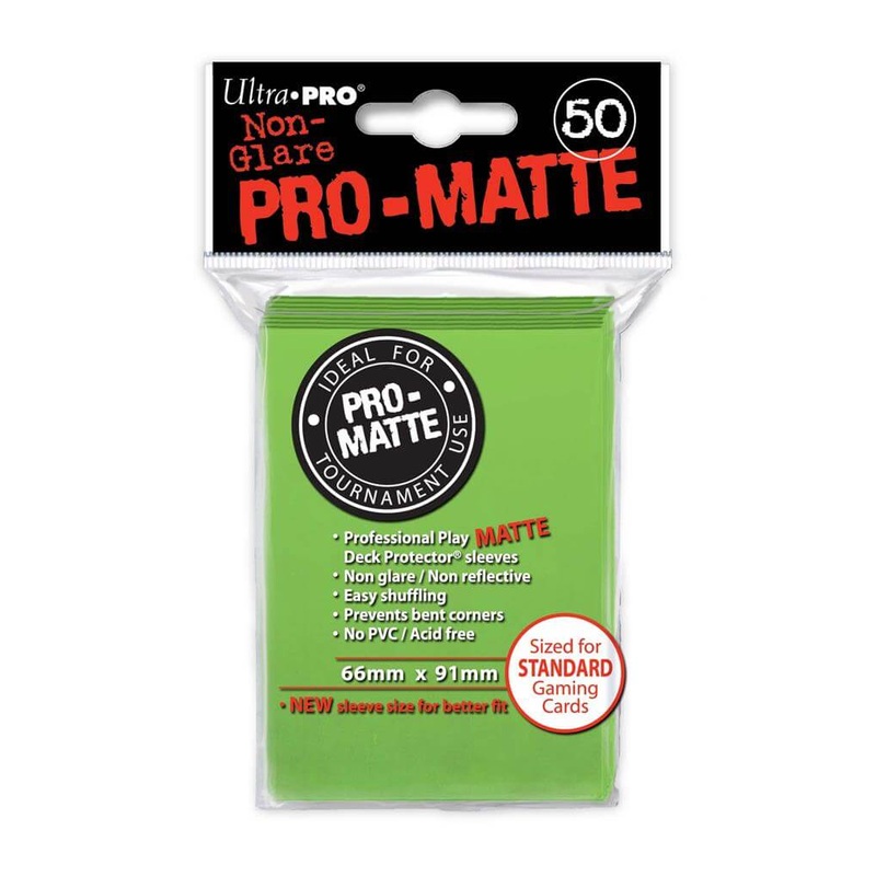 SLEEVES Pro-Matte Lime Green (50 stuks)
