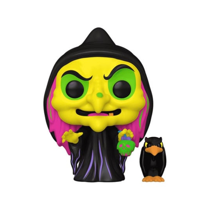 Funko Pop! Disney-  Disguised Evil Queen with Raven (Black Light) Exclusive #1426