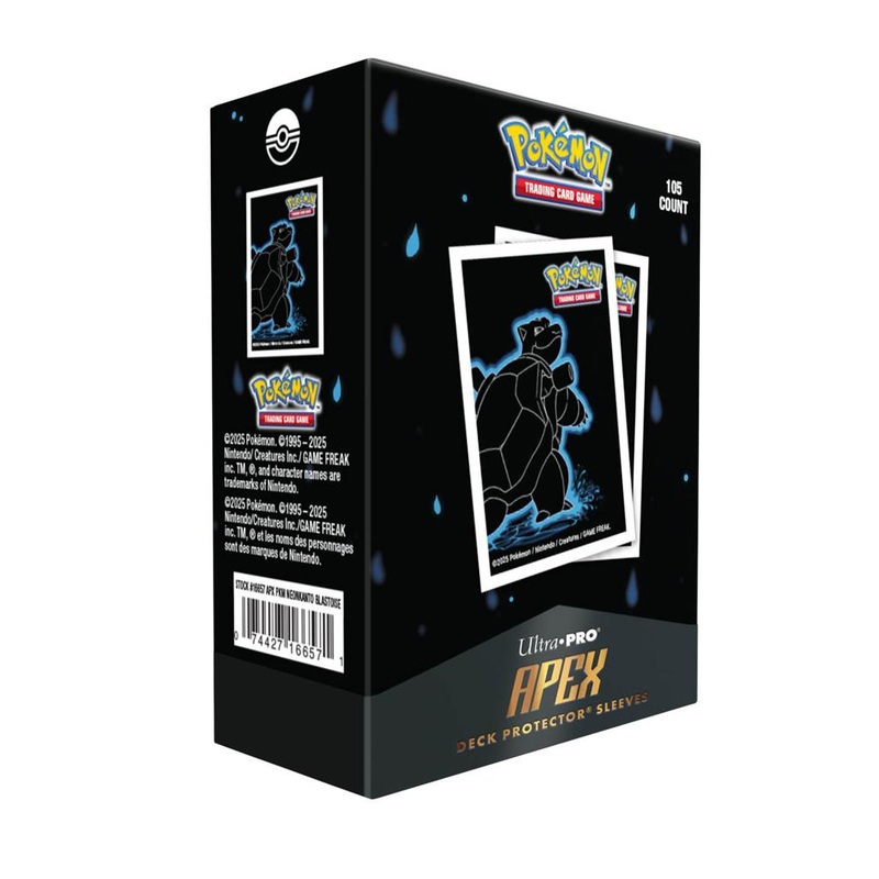 Ultra Pro – Neon Kanto APEX Deck Protector Sleeves Blastoise (105 stuks)