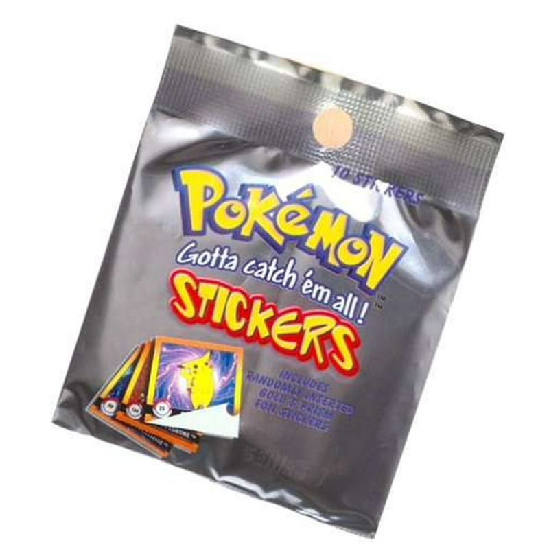 Pokemon Gotta Catch ’em All! Series 1 Stickers (1999)