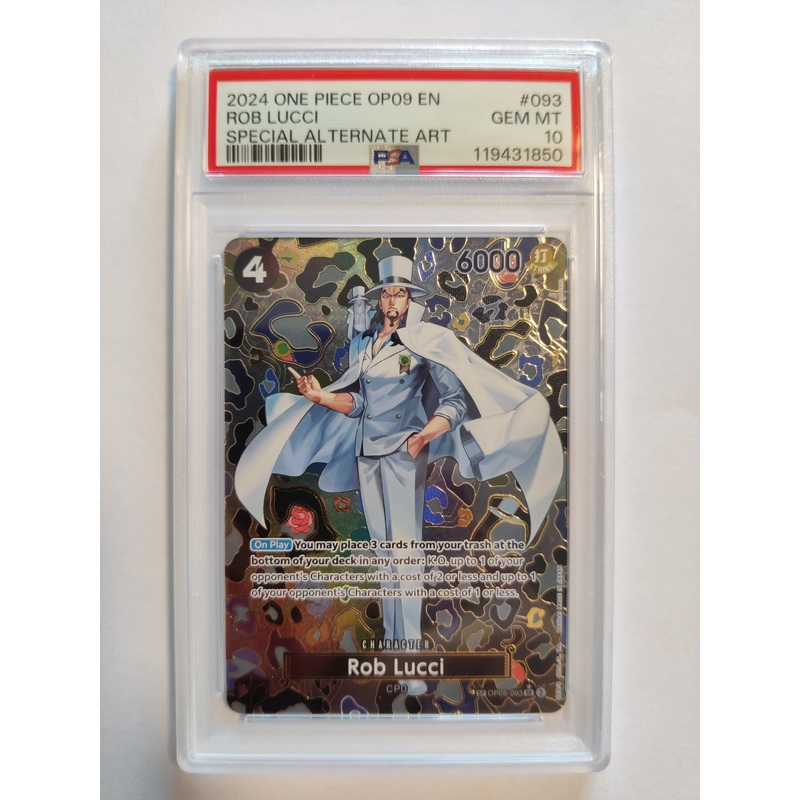 Rob Lucci – Emperors in the New World – OP05-093 – PSA 10