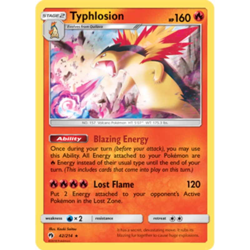 Typhlosion – Lost Thunder – 42/214
