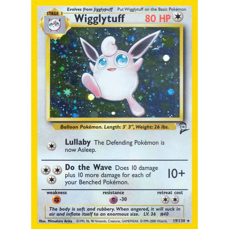 Wigglytuff – Base Set 2 – 19/130 (GOOD)