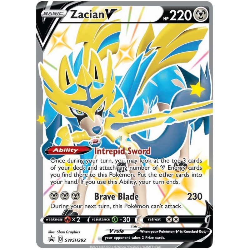 Zacian V – Sword & Shield Promos – SWSH292